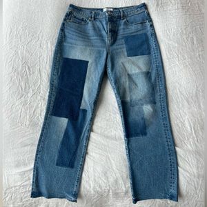 Loft Patchwork Denim Jeans